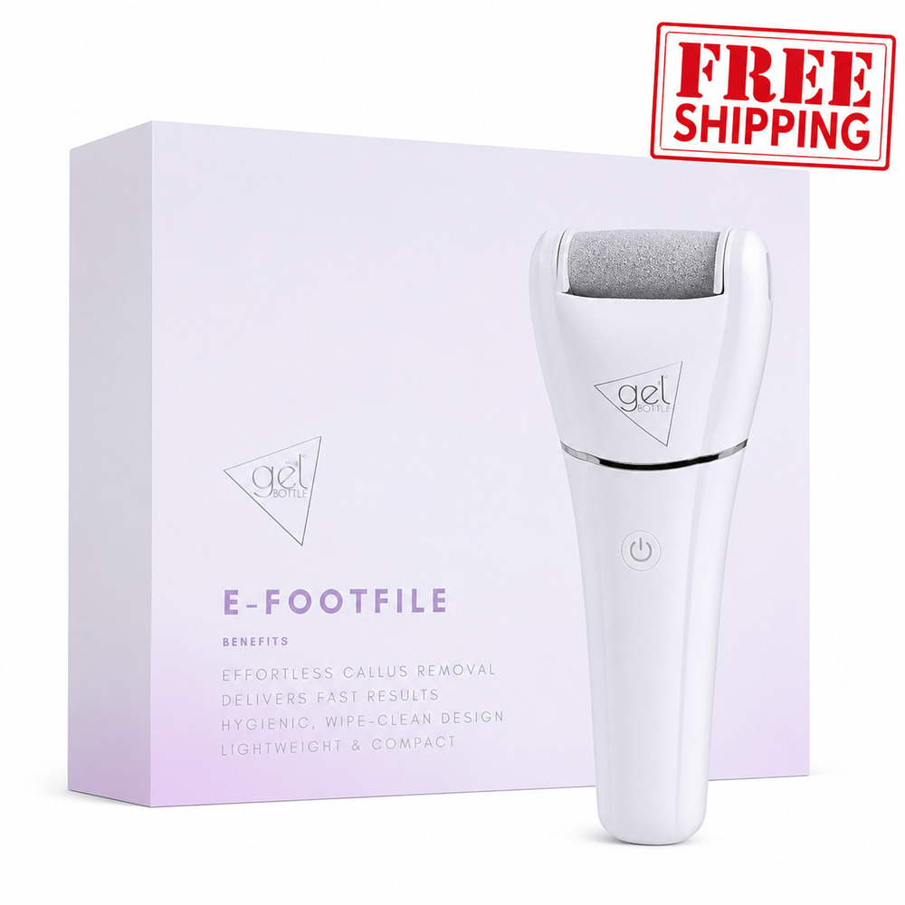 The GelBottle Inc E-FOOTFILE Professional Electric Callus Remover Pedicure Kit